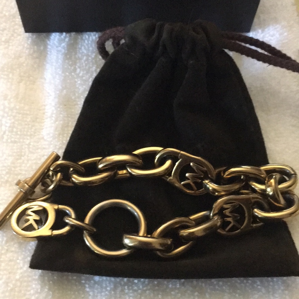 MK gold bracelet